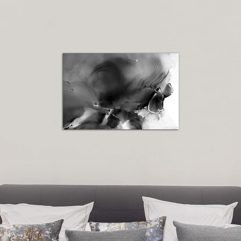 Grey Thunder Clouds - Wrapped Canvas Print, 66.04 cm H x 45.72 cm W x 1.91 cm D