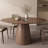 French retro round table chair combination