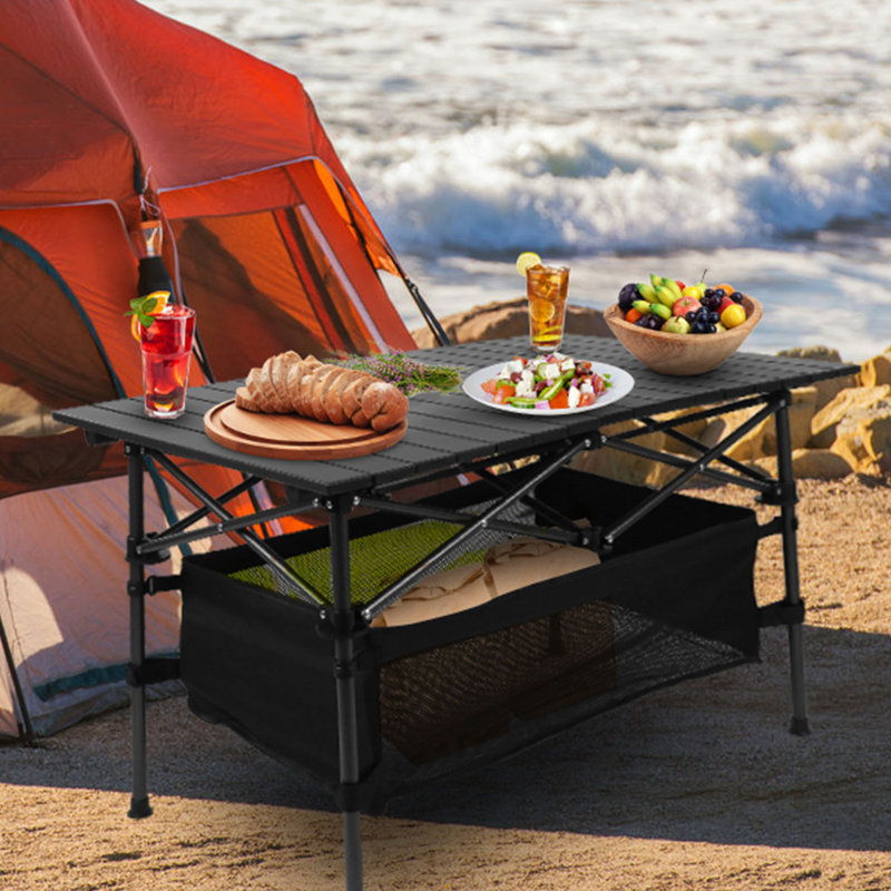 Shelbe Rectangular Yes Outdoor Camping Table , 37.2 " W 21.7 " D