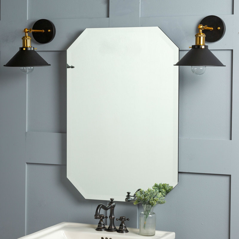 Octagon Beveled Mirror