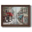 «Eiffel View From Charlie's Café», peinture sur toile encadrée-2073564899
