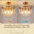 4 - Light 11.8'' Crystal Chandelier Flush Mount