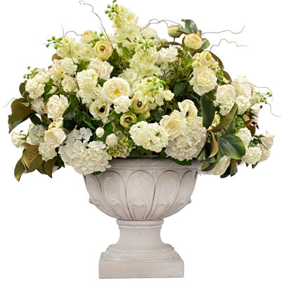 Mixed Floral Centerpiece In Urn