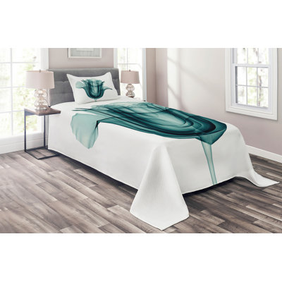 Rose Farmhouse / Country Polyester Coverlet