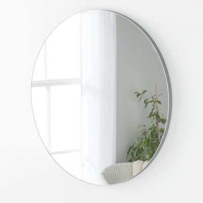 Ivoryanna Wood Flat Wall Mirror