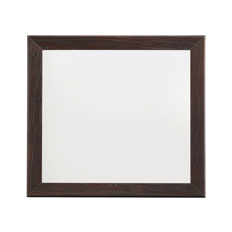 Miroir rectangulaire pour commode Canmore, Cacao foncé