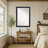 Dalat Beveled Framed Wall Mirror-120328429-120328427