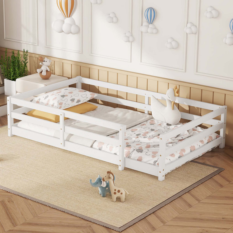 Lit sur pied, Blanc, Simple