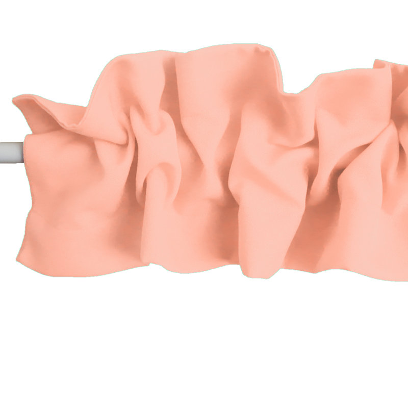Window Valance, 72" W x 7" L, Peach