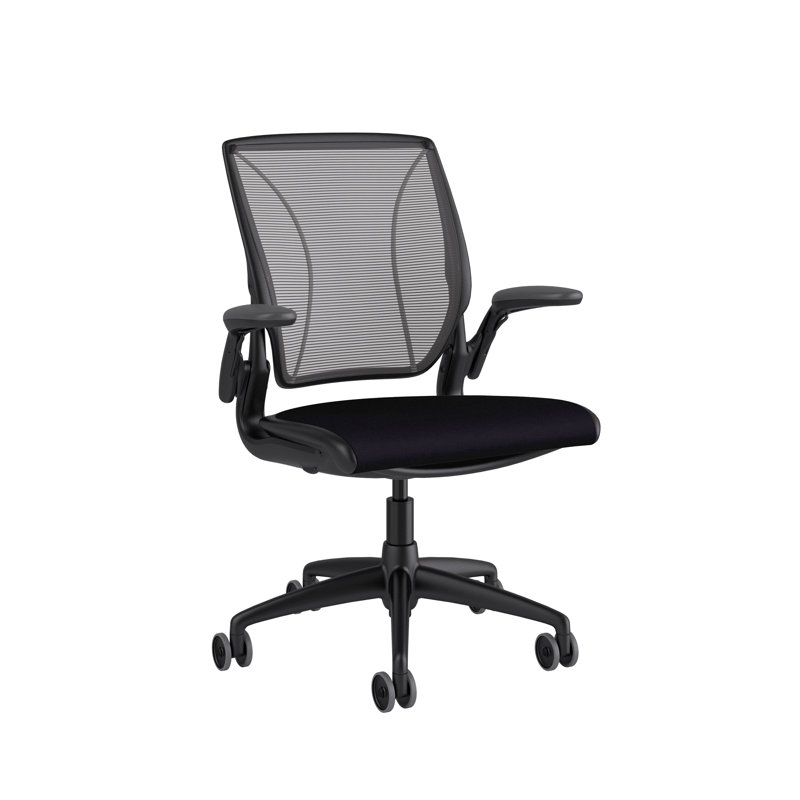 Mesh Task Chair, Pinstripe/Crimson, Pinstripe/Crimson, White