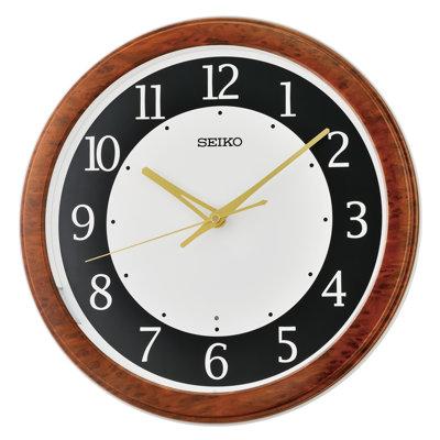 QXA788ZLH Wall Clock, Brown