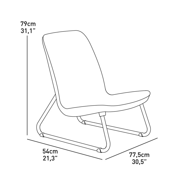 Ensemble de table d'appoint et de chaises confortables en résine tressée durable de trois pièces, ensemble de Toquerville