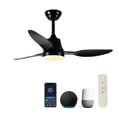 Ventilateur de plafond intelligent 42 "avec lumières