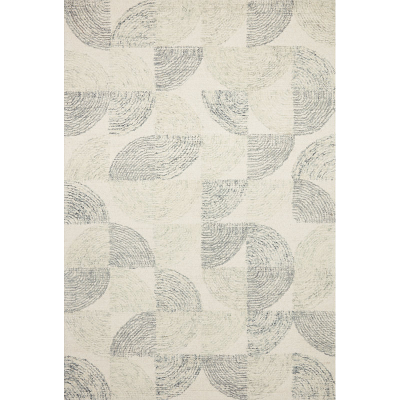 Runako Wool Abstract Indoor Rug, Rectangle 9'3" x 13'