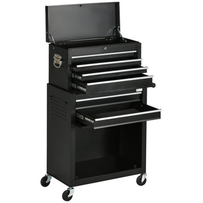 Sikander 27.6'' W 4 -Drawer Steel Combination Set with Wheels