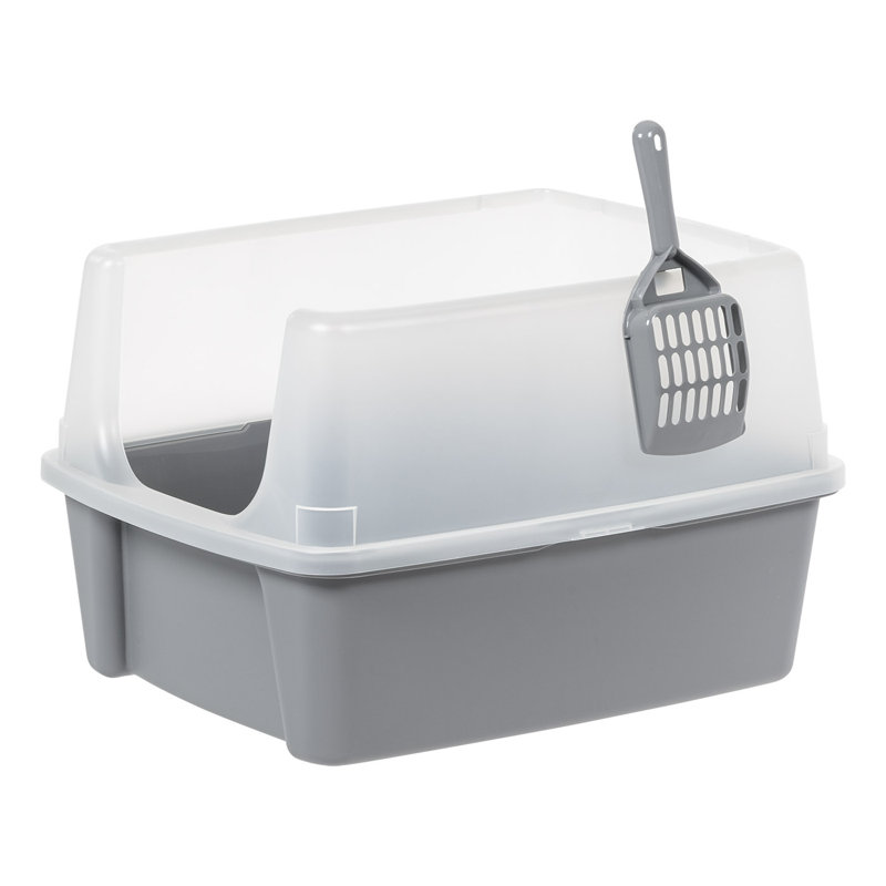 IRIS Plastic Enclosed Litter Box with Scoop