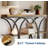 39" Farmhouse Console Table, 4-Tier Storage, Semi-Circle Metal Frame-1354171541