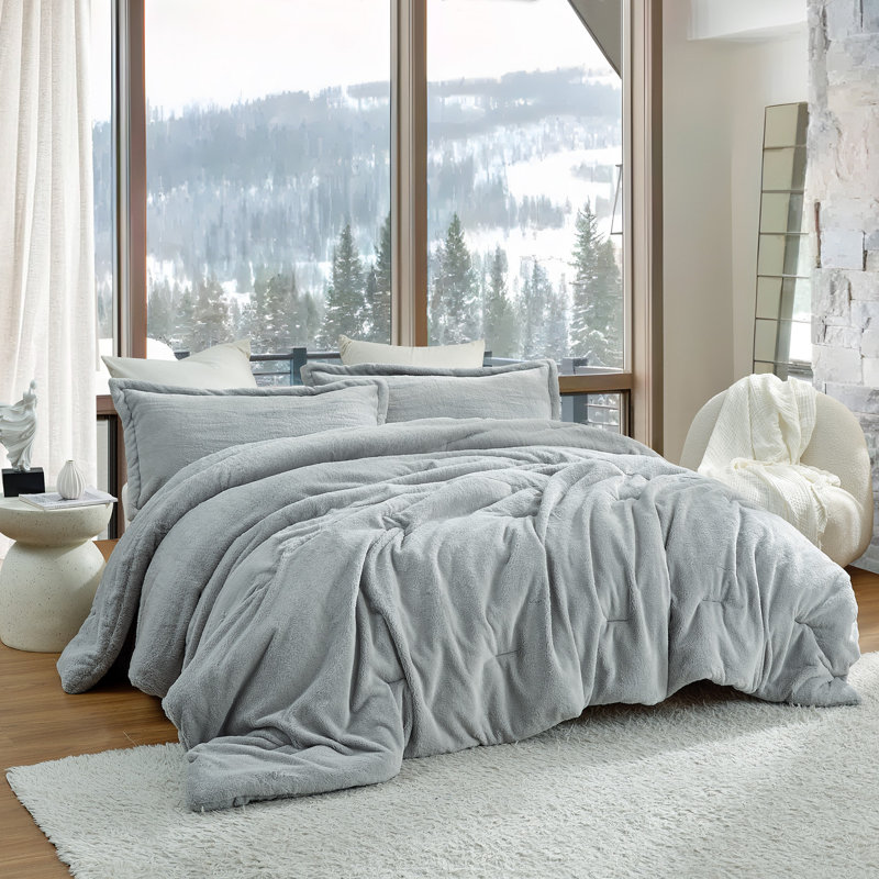 I Am Bed Serious - Coma Inducer® Oversized King Comforter Set - Winter Gray,  King Comforter + 2 Standard Shams, Gray