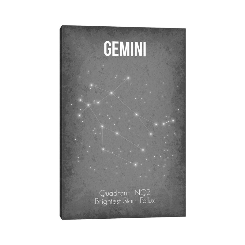Gemini - Wrapped Canvas Print, 101.6 cm H x 66.04 cm W x 3.175 cm D