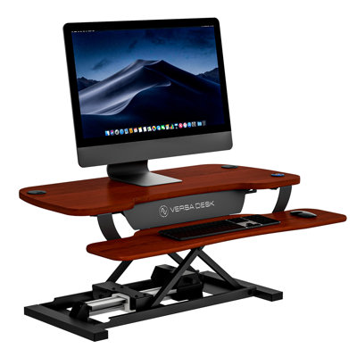 PowerPro Electric Height Adjustable Desk Converter w/ USB Charging Port