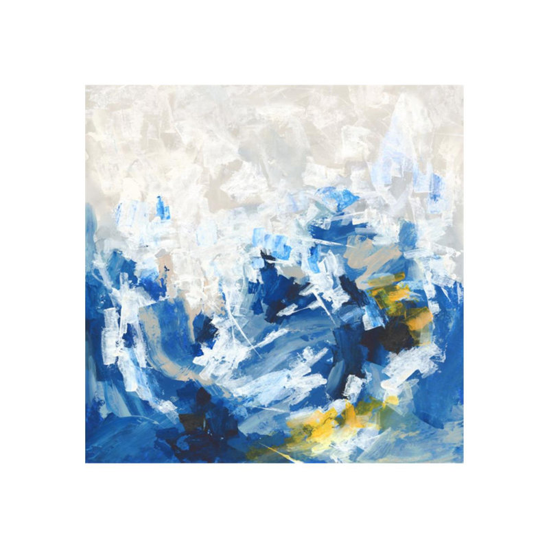Winter Waves II Print by Barclay Butera, 24" H x 24" W x 1.5" D, Outdoor