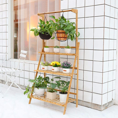 Support pour plante en bambou Crisante