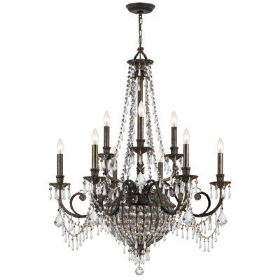 Markenfield 12 - Light Dimmable Empire Chandelier