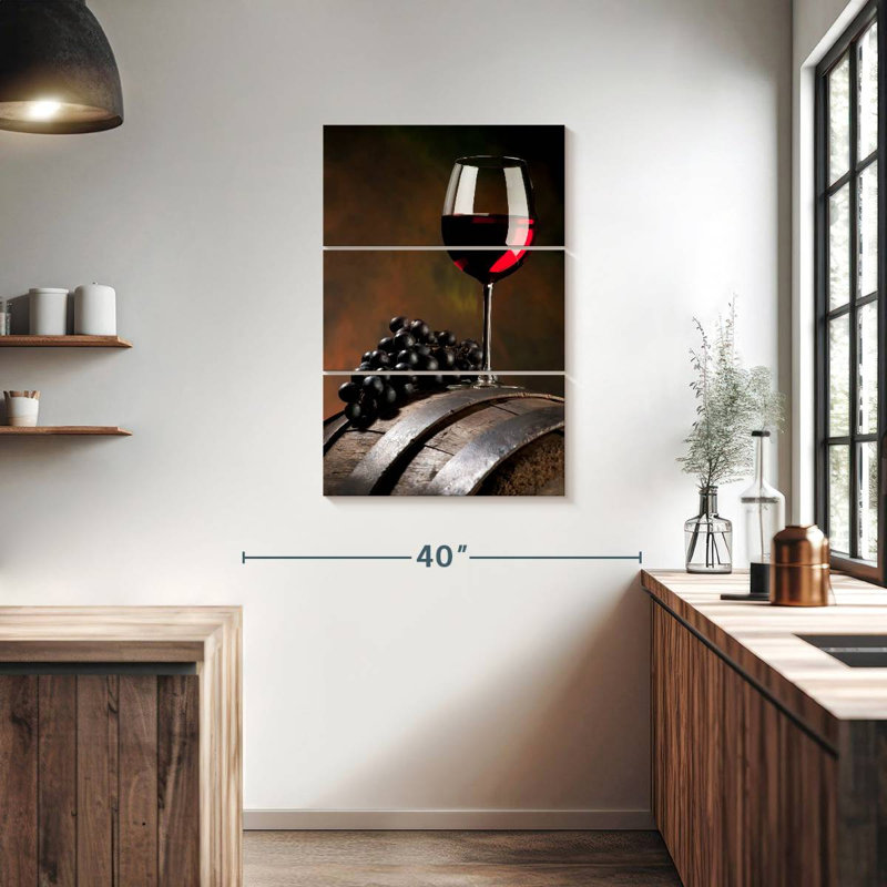 Yarlin vin aromatique du tonneau, H 38 po x l 24 po