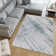 Machine Washable Austin Ivory/Blue Rug