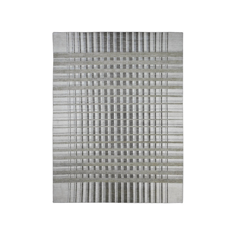 Tapis brun en laine noué à la main 8 pi 8 po x 11 pi 8 po D2F84FE9C7934455BE5AEA8476B64EC0