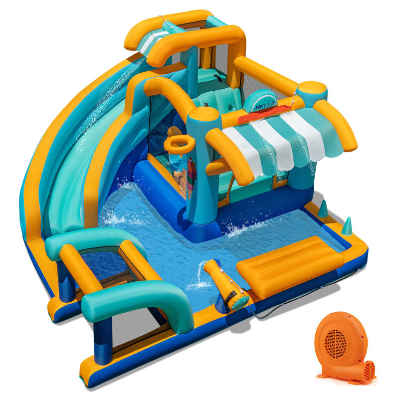 Parc aquatique gonflable avec souffleur 750W