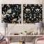 Keighley - Ensemble de 2 collages carrés botaniques abstraits-101860172-101860174