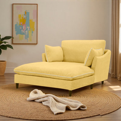 Chaise longue moderne avec coussins