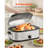 Electric Roaster Oven Electric Roasting Pan with 3 Bin Buffet Server-116633632
