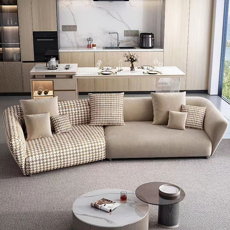 Canapé moderne brun simple