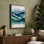 Mountains in Mist Scandinavian - Wrapped Canvas-711076472-711076477