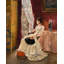 "Reverie" by  Alfred Stevens - Gallery Wrap Canvas Wall Art-355306419