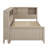 Daybed With Storage Shelves And 3 Drawers-1512725103