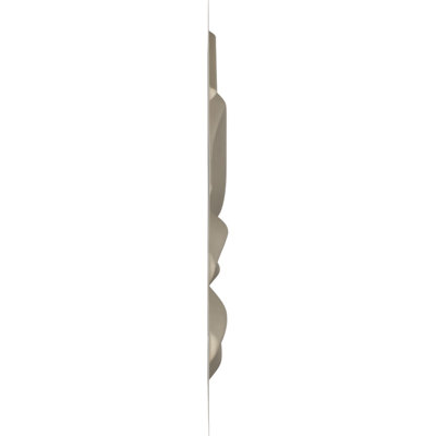 Panneau mural décoratif 3D EnduraWall Wave l 19 5/8 po x H 19 5/8 po, argent métallique métallique (couvre 2,67 pieds carrés)