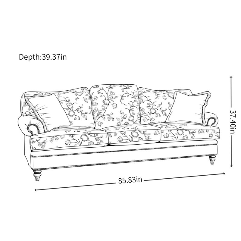 American-style Light Luxury Green Sofa