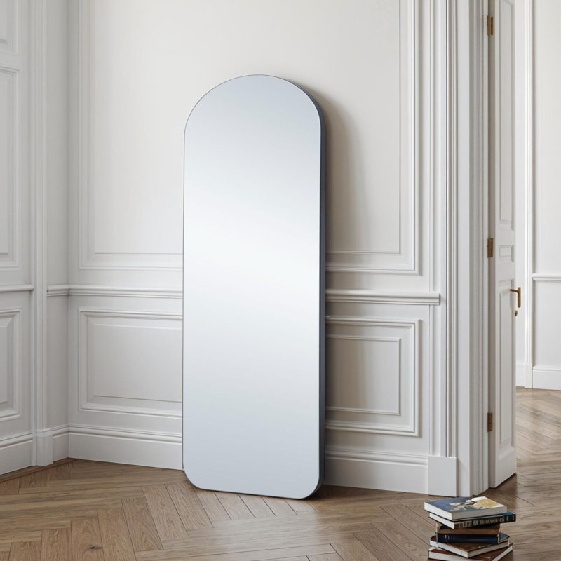 Soho Curved Arch Full Length Mirror, 149.86 cm H x 60.96 cm W    , Black 