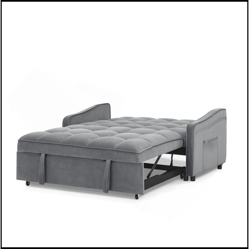 Canapé-lit avec causeuse Loveseat, Gris