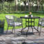 Chaise de patio avec coussin Rope