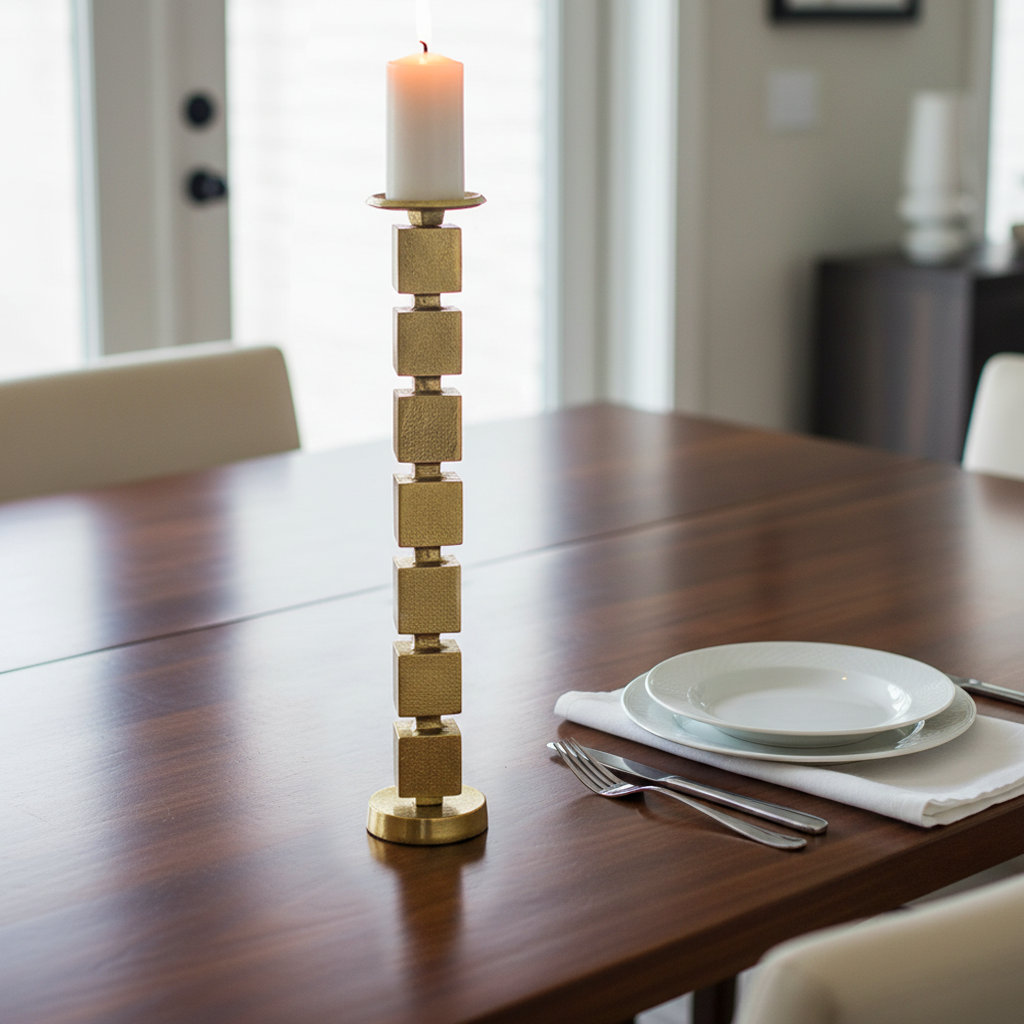 Candlestick Holder, 24" H x 5" W x 5" D