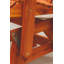 Fauteuil oscillant à hauteur de balcon Cedar Grove Adirondack avec table d'appoint assortie