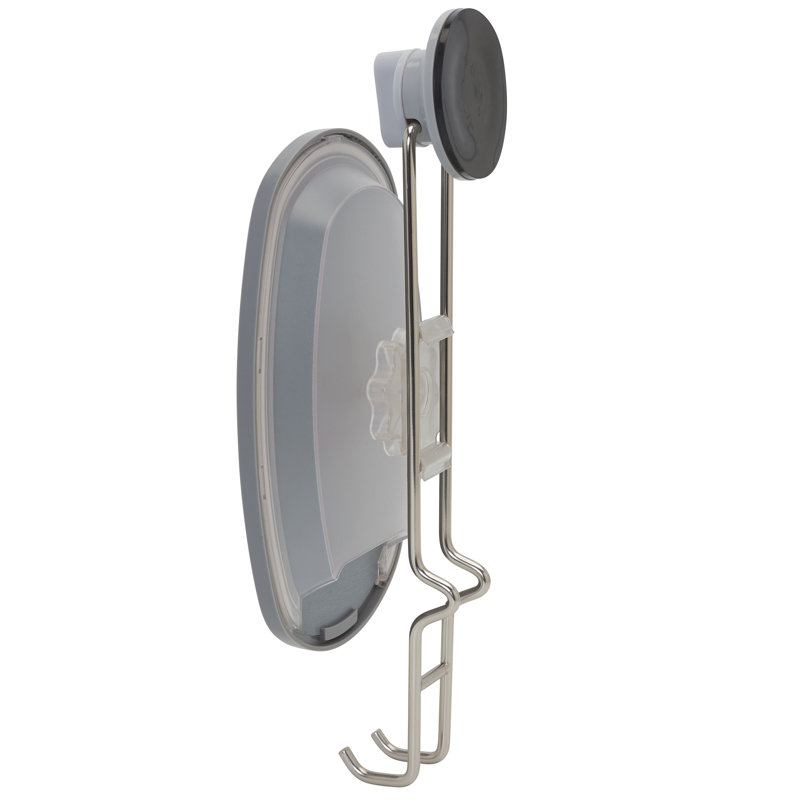 Oval Mirror with Hooks