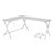 Demico L-Shaped Metal Base Computer Desk-2076591641