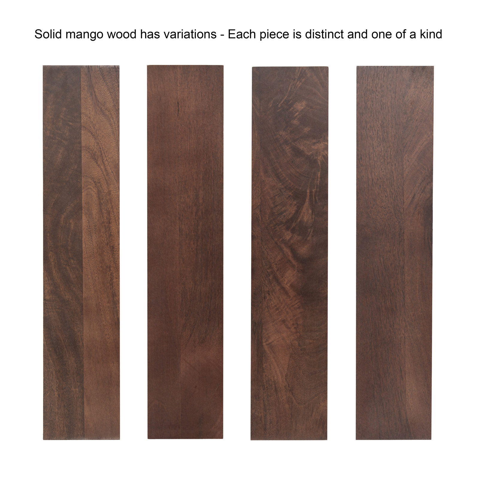 Dalia 16" Mango End Table, Walnut