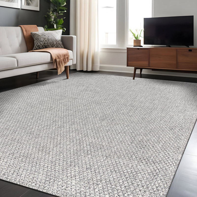 Tapis intérieur / extérieur, Rectangulaire 8 pi x 10 pi, Grey
