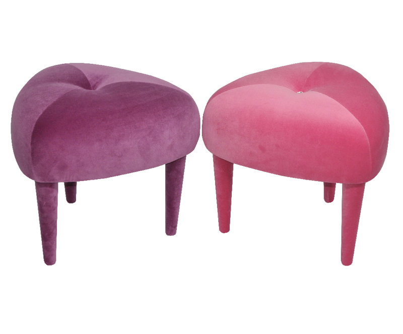 Solid + Manufactured Wood Accent Stool, Rosa